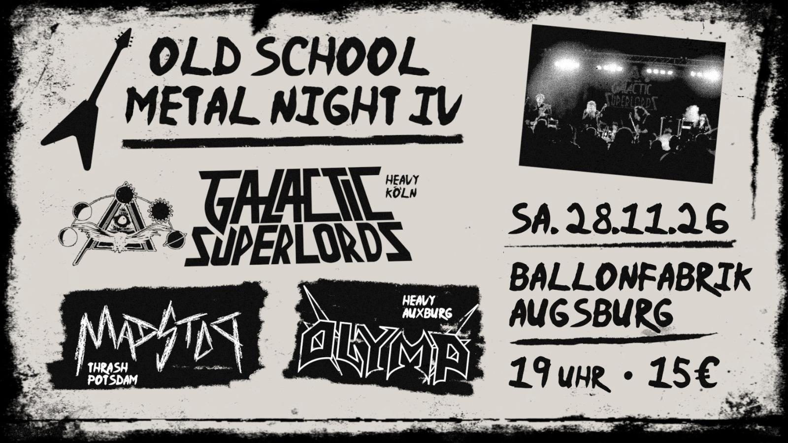 Old School Metal Night